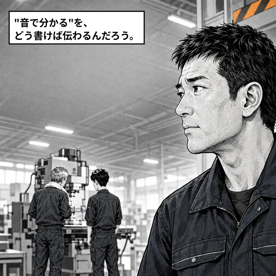 少し離れたところから二人を見る大塚さんの横顔