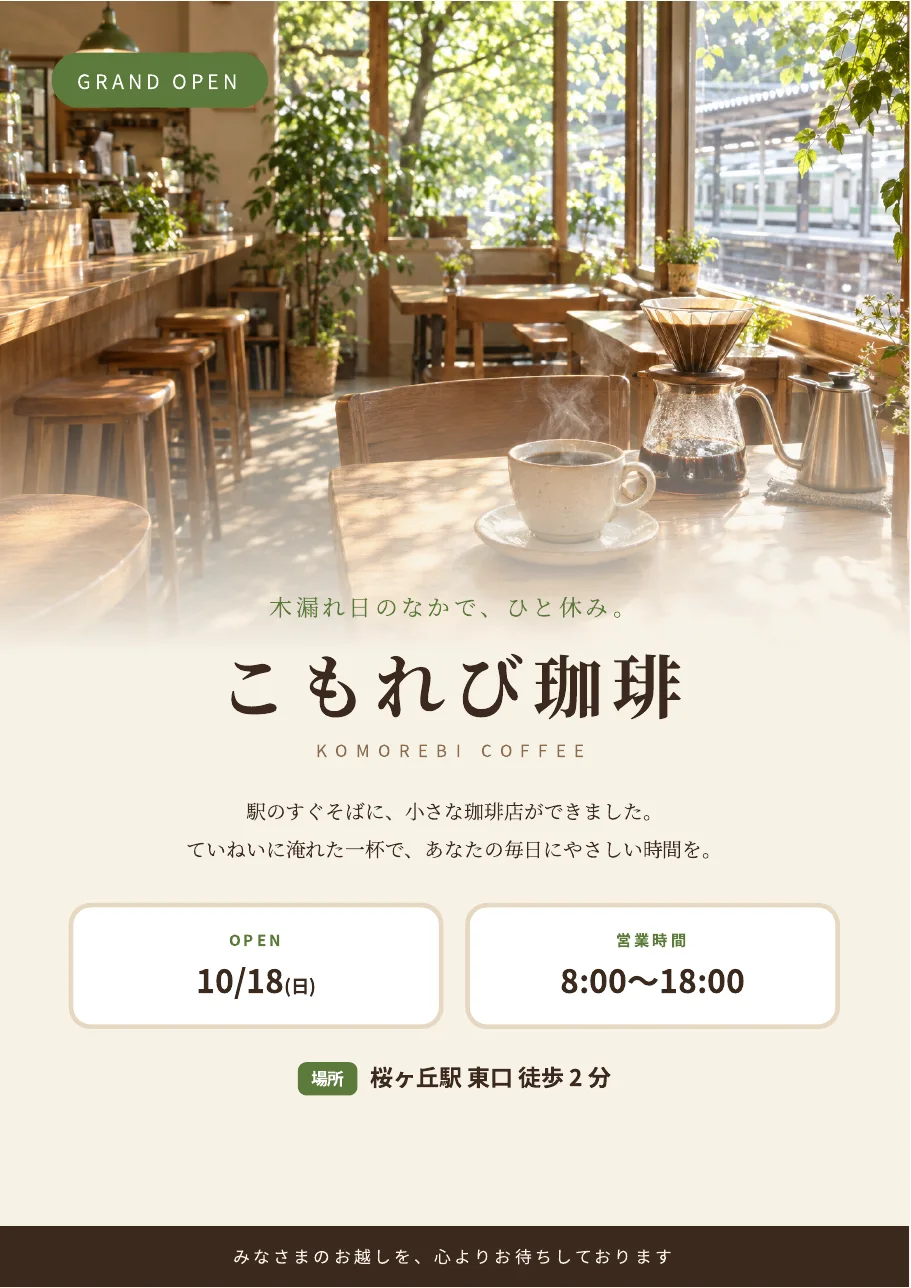 チラシ(PDF)の 1 ページ目